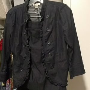 NWOT LOFT Denim Suit
